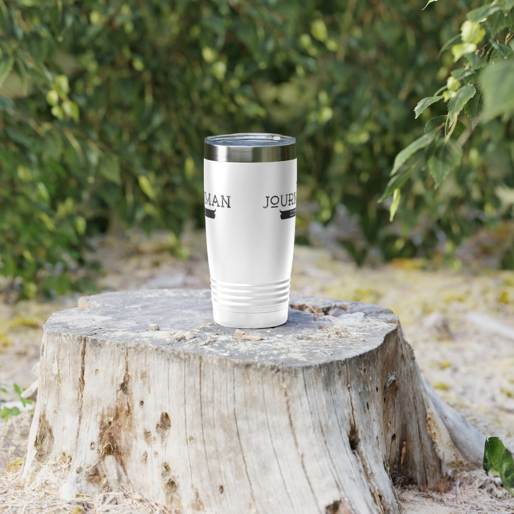 The Journeyman Vintage White Tumbler 20oz