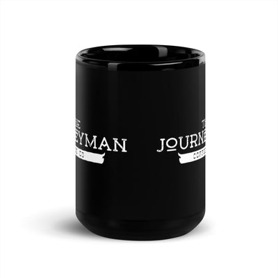 The Journeyman Vintage Black Coffee Mug 15oz