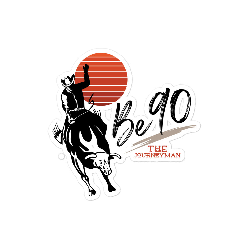 Be 90 Sticker 4x4