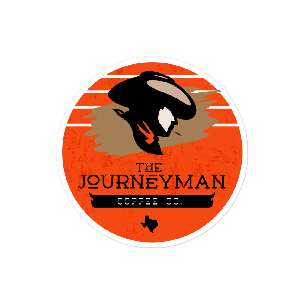 The Journeyman Logo Sticker 4x4